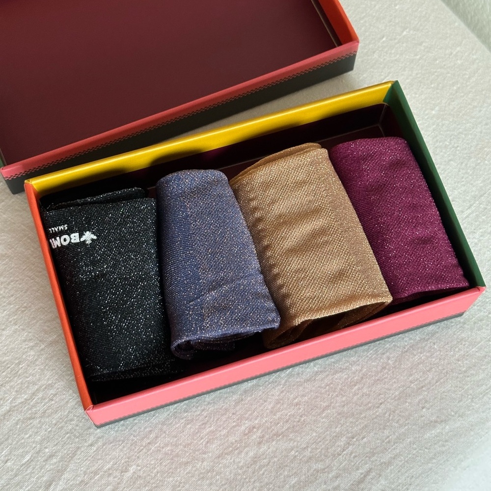 Bombas Shiny Sock Gift Set in Gift Box